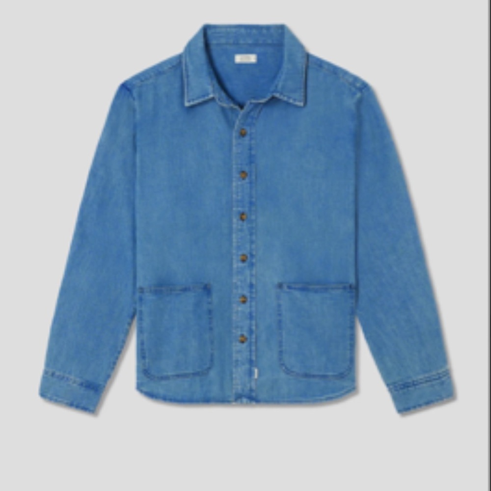 THE DIVE Denim Button-Up Shirt